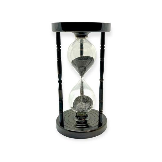 Messing Kompass Sanduhr mit Antik-Finish, Funktionelles Schreibtischzubehör, Geschenk mit maritime Thema