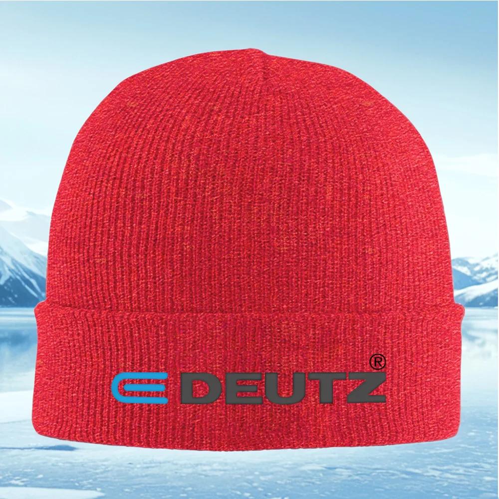 

Blue E Grey letters Knitted Hat Unisex Women Unisex Beanie Pullover Cap Winter Thermal Warm Christmas Outdoor Cycling Hiking Skiing