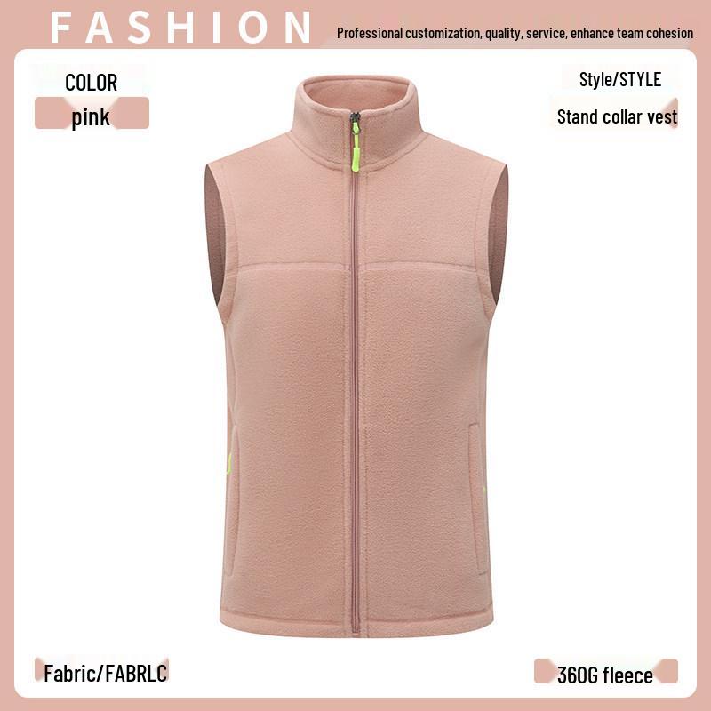 DJI Custom Logo Polar Fleece Vest - Winter Corporate Team Workwear Vest