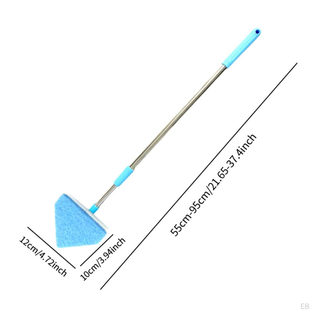 Tank Cleaning Brush 55-95cm Telescopic Handle Multipurpose Convenient To Use Sturdy Cleaner