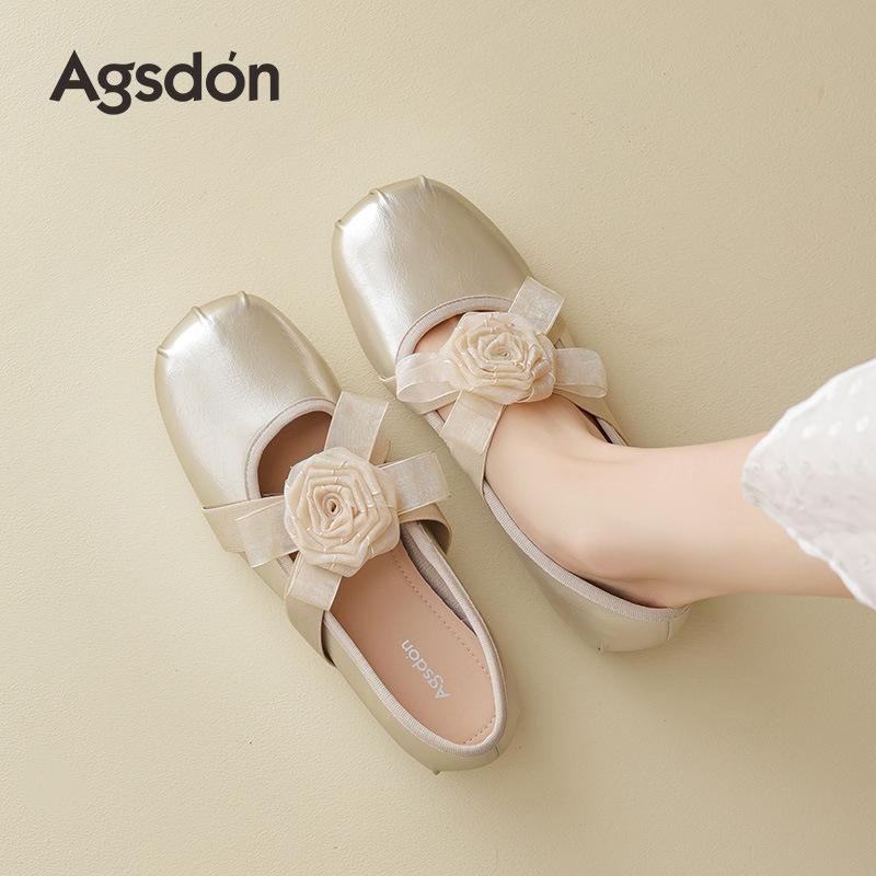 Augustine Ballet Single Shoes Women's 2025 New Summer Wear Flat Sandals Mary Jane Beautiful Skirt