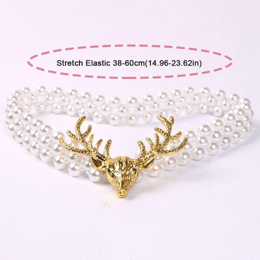 Stretch Elastic Curtain Buckle Straps Adjustable Curtain Decorative Accessories Curtain Tiebacks Pearl Window Curtain Buckles