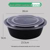 Disposable Round Food Container with Lid