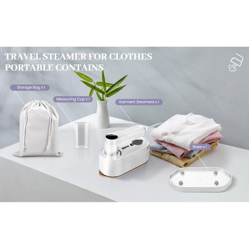 Handy Ironing Machine Portable Garment Steamer with Digital Display Handheld Iron for Quick Fabric Steam RefreshsClothes