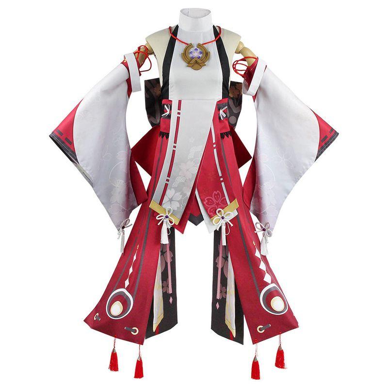 Disfraz de Cosplay de Yae Miko de Genshin Impact Ciudad de Inazuma Ropa de Anime Mismo Estilo Disfraz de Cosplay para Role-Playing
