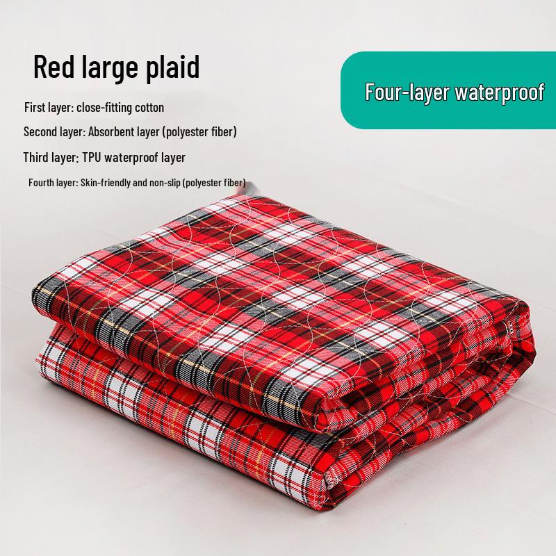 Waschbare wasserdichte Inkontinenzauflage für Erwachsene - Dicke, auslaufsichere Bettauflage für Pflegeheim & Bettlägerige Pflege