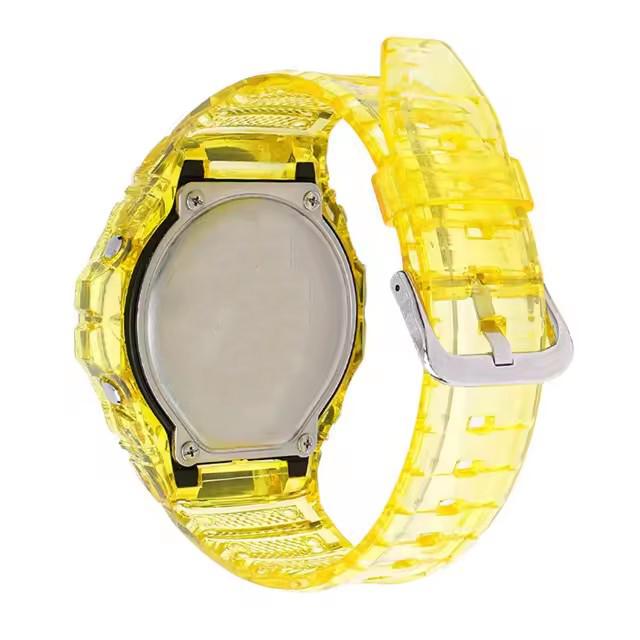 

Полімерний ремінець + чохол для Casio G-SHOCK DW-6900 Браслет Ремінець на зап ястя Кольоровий Водонепроникний Ремінець для годинника Прозорий ТПУ ремінець для DW6900