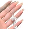 New Creative and Fresh Lotus Tassel Necklace for Women, Lucky Lotus Pendant, New Chinese Style, Niche Necklace for Women