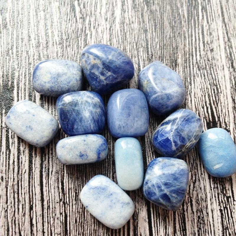 5 Stück Großpackung gemischte natürliche verschiedene Trommelsteine ​​Kristallheilung Reiki 10-25mm MIX FARBE