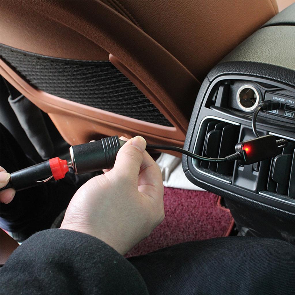 Car Cigarette Lighter Socket Car Interior Accessories USB 5V To 12V Converter Adapter Wired Controller Plug Connector Adapter