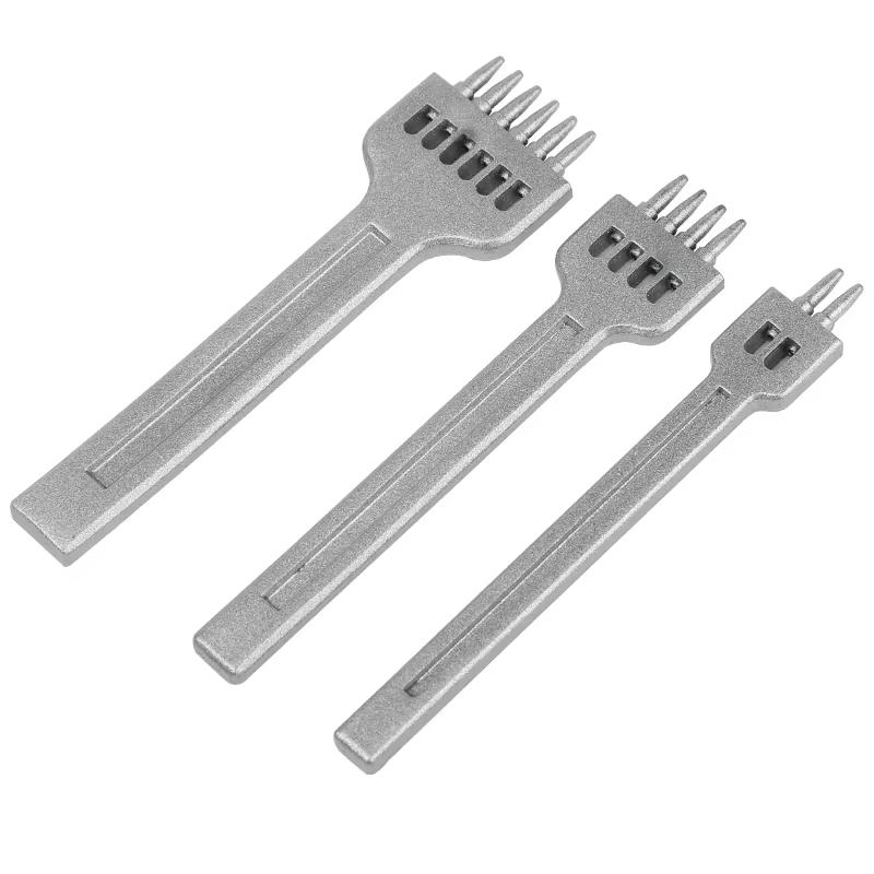 

Fenrry 4 мм 2/4/6 отверстий кожаный круглый дырокол ряд пористый дырокол инструмент для шитья ручного шитья дырокол кожа ремесло DIY инструмент белый