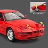 1:24 850 CSI Alloy Sports Car Model Diecasts Metal Racing Car Vehicles Model Simulation Sound Light Collection Kids Toy Gift