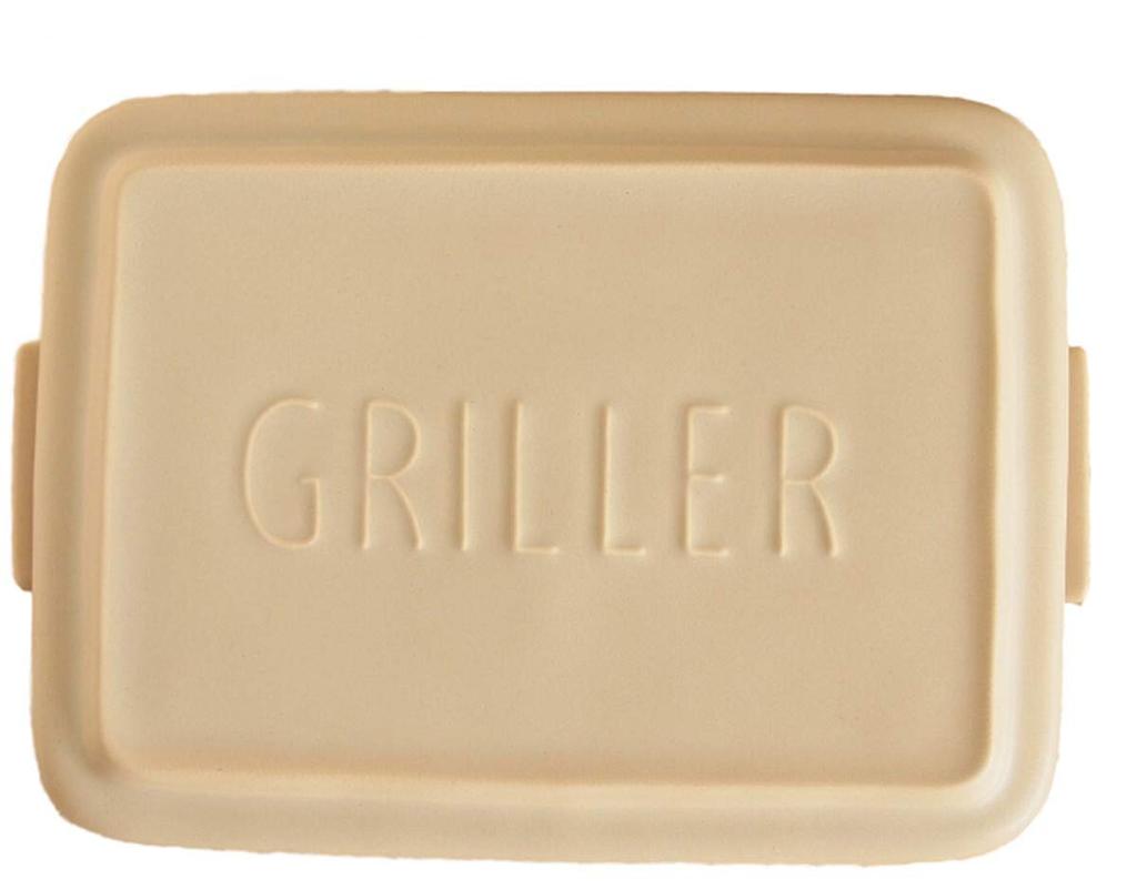 Griller oven, direct flame, beige, kitchen accessories