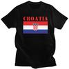Custom Croatia Flag T Shirts Men ShortSleeve Tshirts Casual Tee Slim Fit Tshirt Merch