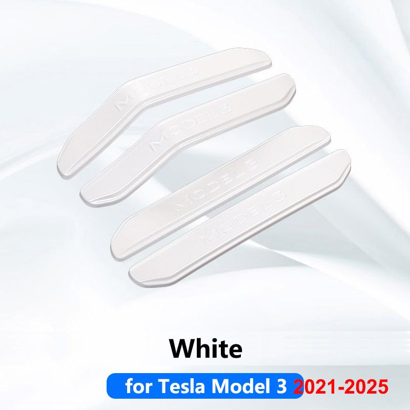 For Tesla Model Y Juniper 2025 Door Protector Strip Anti-Collision Model 3 Door Side Edge Protection Sticker Guard Accessories Interior Mirrors 6