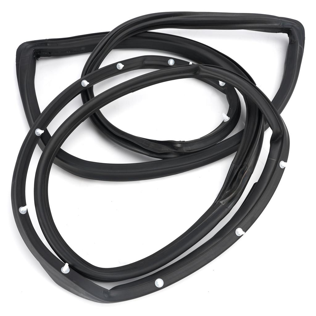4Pcs Door Weatherstrip For Toyota Land Cruiser Fj80 Fzj80 Hzj81 Hdj80 1990-1998