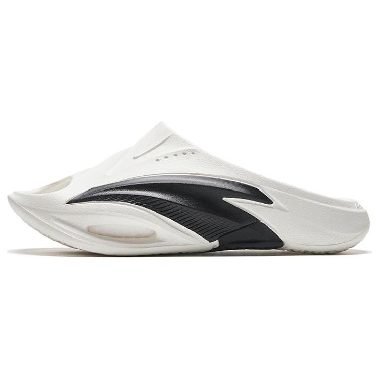 New Anta Nitrogen Bubbles Slide Slippers Women's White Black 122321801-3