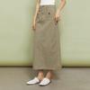 Women's Versatile Commuter Mid-length Straight Skirt