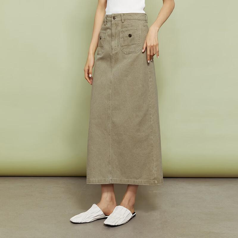 Women's Versatile Commuter Mid-length Straight Skirt