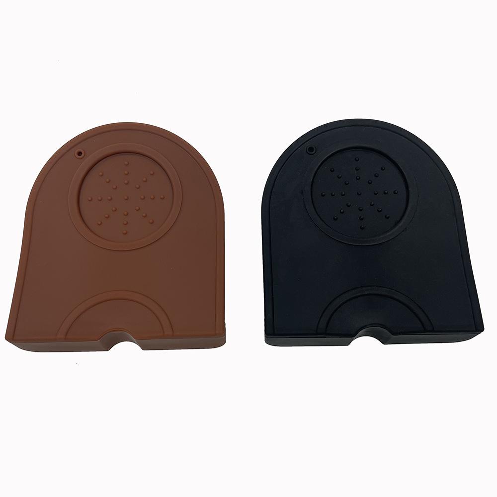 Coffee Tamping Corner Mat - Non-Slip Silicone Tamper Pad