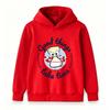 Kids Boys Girls Cute Screw Cartoon Graphic Hoodie, Good Things Take Time Print Casual Long Sleeve Pullover Sweatshirt for Children Daily Wear
