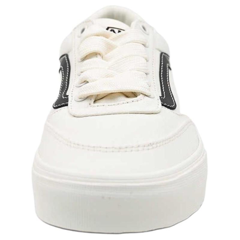 Vans Brooklyn LS Low Top Skateboard Shoes Men's White Sneakers VN000D7QY7U