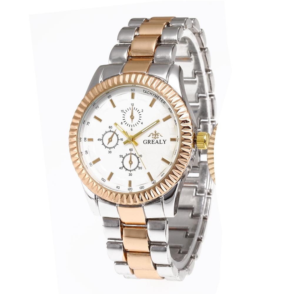 Women Watches Fashion Casual Gold Women Quartz Watch Ladies Dress Wristwatch Relogio Feminino Three Eyes Decorate Men Watch Gift