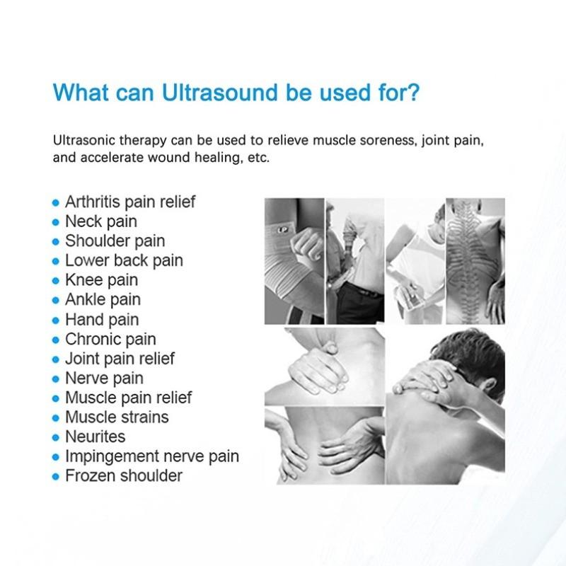 Ultrasonic Therapy Machine LCD Display Physiotherapy Instrument Muscle Pain Relief Personal Care Equipment