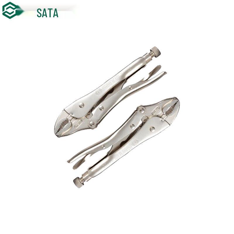 SATA Round Jaw Locking Pliers with Cutter