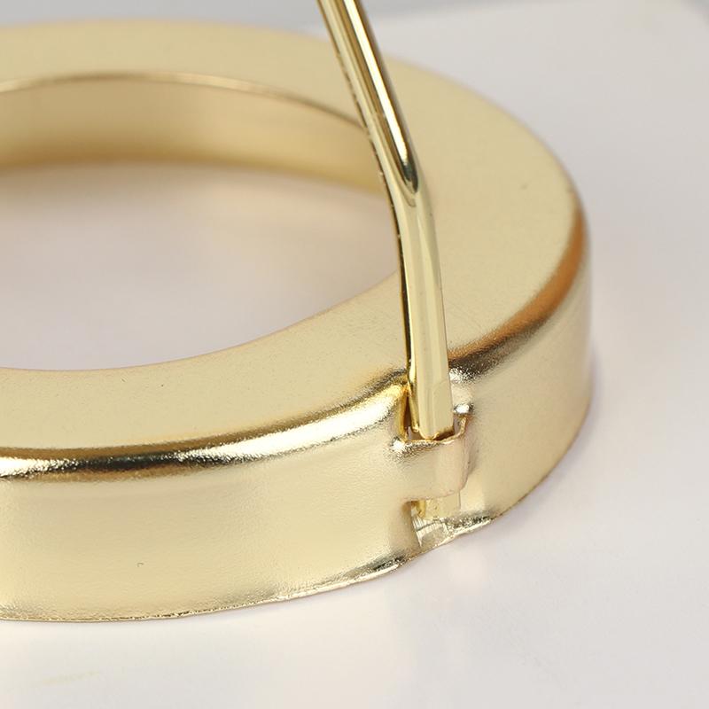 1Pc Metal Hot Rotating Candle Holder Lamp Gold Christmas Candle Holder Home Dining Dinner Party Wedding Party Candle Holder