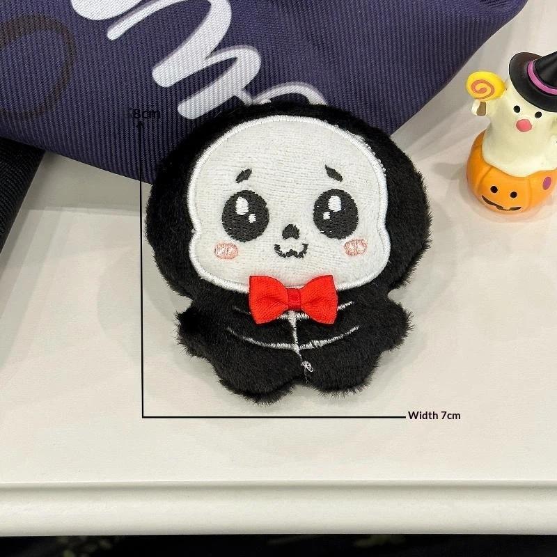 Cute Halloween Plush Keychain Mummy Pumpkin Ghost Monster Doll Pendant Bag Hanging Decor Car Key Holder Holiday Party Gifts