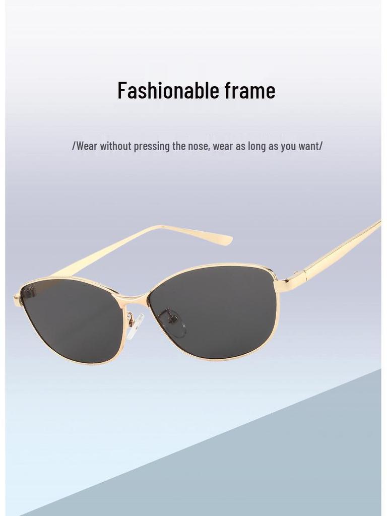 2025 Retro Metal Sunglasses for Men & Women - European & American Fashion, Versatile for Bare Face