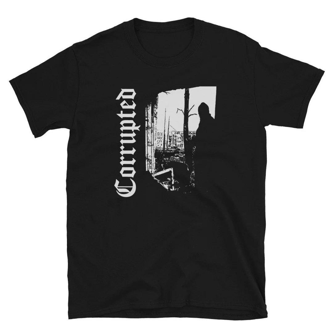 Rare! Corrupted Band Cotton Black All Size Men Women Classic Shirt MM1249 S разноцветный