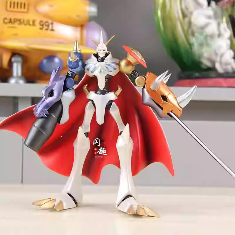 

Anime Action Figure Digimon Adventure Dukemon Omegamon Articulated Action Figure Pvc Statue Collectible Model Toy Present Item
