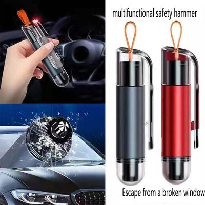 2 In 1 Car Safety Hammer Auto Seat Belt Cutter Car Emergency Glass Window Breaker Life-Saving Escape Car Emergency Tool