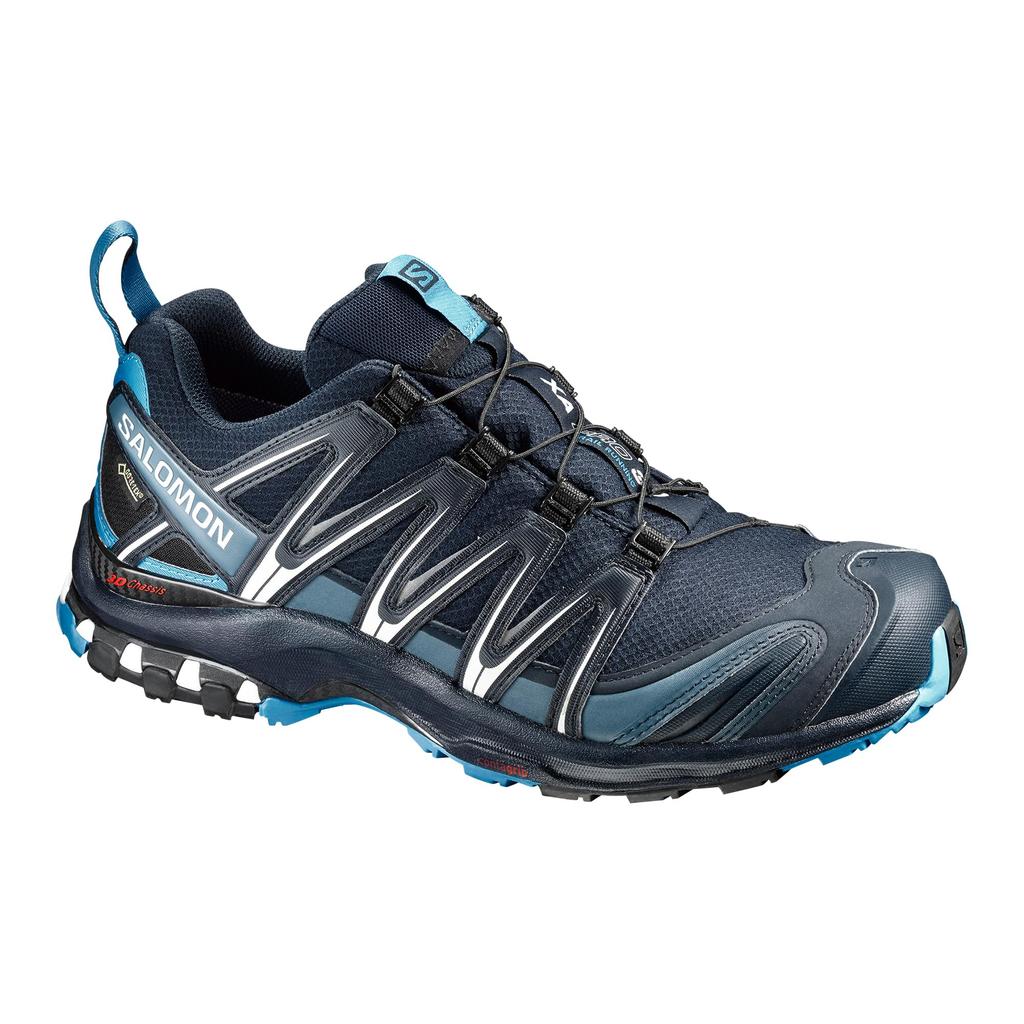 Salomon XA PRO 3D Trail Running Navy Size cm GORE-TEX Men's Shoes, Blazer/Hawaiian Ocean/Down Blue, 27.5