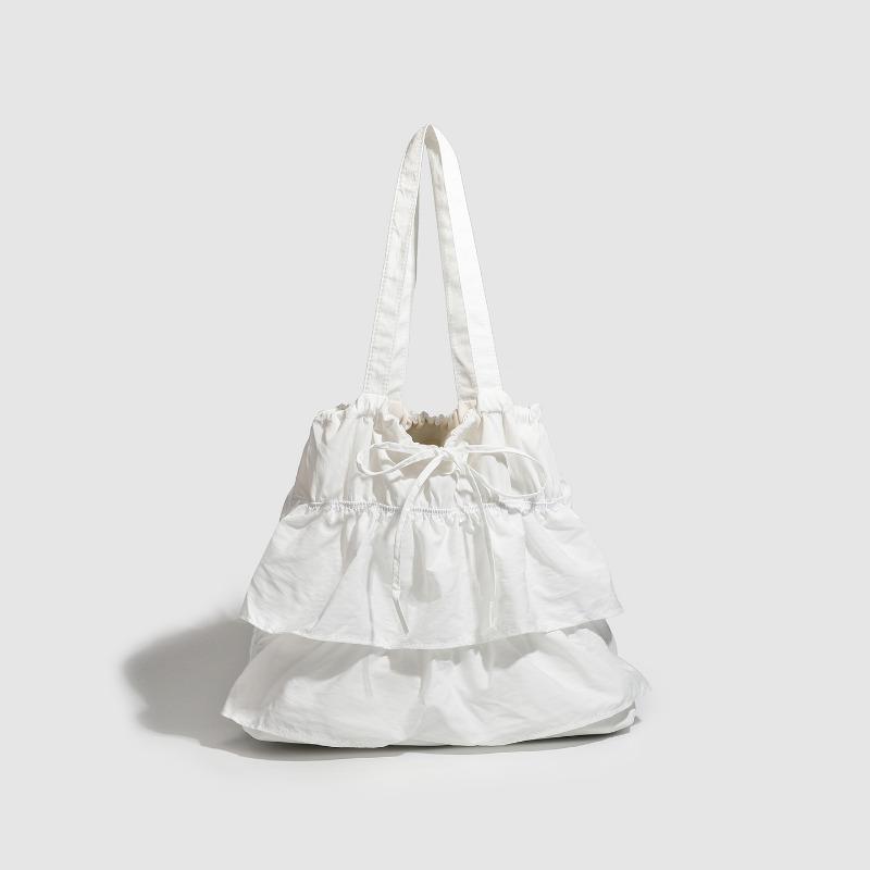 

Сумка на одно плечо, Хозяйственная сумка «Художница», Нежная и элегантная хозяйственная сумка белый