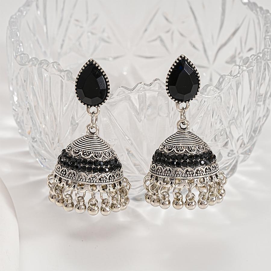 

Ethnic Drop Geometric Round Earrings, Temperament and High-end Earrings for Women