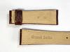 DEY9AW SEIKO Grand Seiko 19mm Leather Crocodile for and other models Strap, Brown, SBGM021/ SBGR061/ SBGM003/ SBGL017