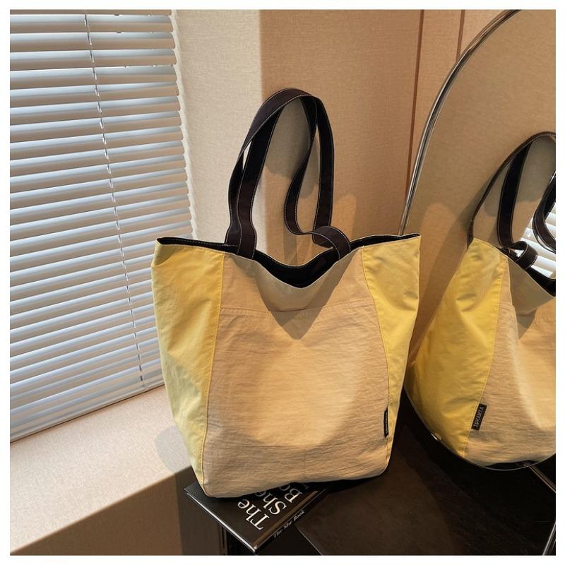 

Canvas bag women s large-capacity new summer versatile shoulder tote bag multi-functional casual backpack жовтий