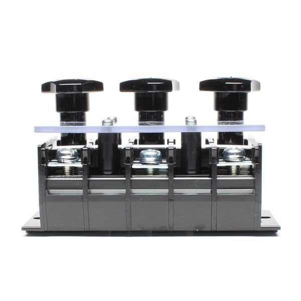 Toyo Giken NW Series Knob Terminal Block, 60A, 3-Pole, NW-063AT