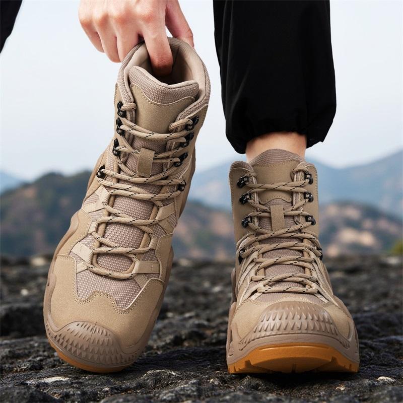 Outdoor Wanderschuhe Herren Stiefel Kampf Taktisch Wüste Männlich Feld Jagd Klettern Training Wasserdichte Sneaker Sport Sh