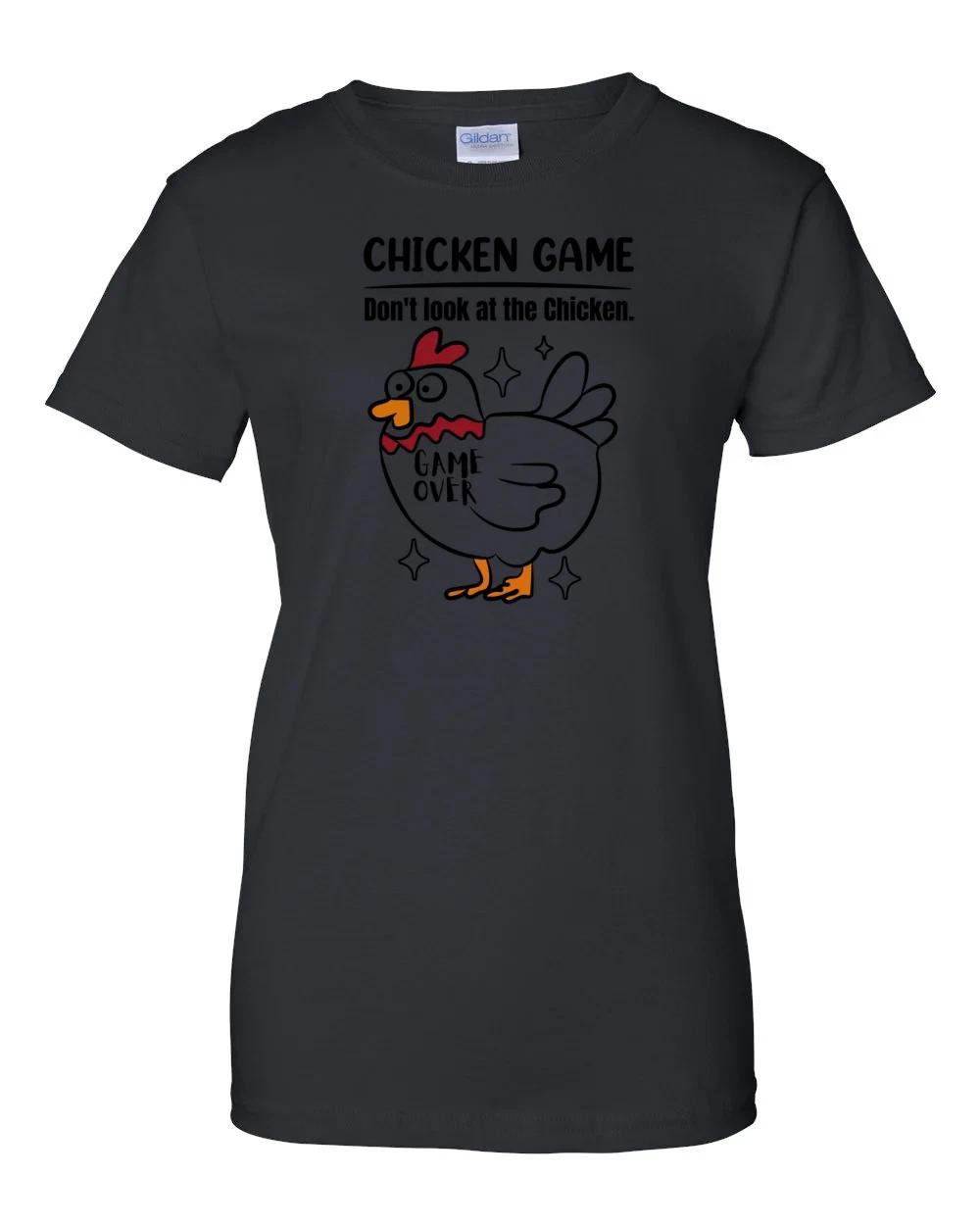Ladies Chicken Game Look At The Chicken Game Over Women s T-Shirt XL