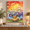 Eevee Evolutions Custom Name Diamond Painting Personalized 5D Full Drill DIY Diamond Art Home Decor