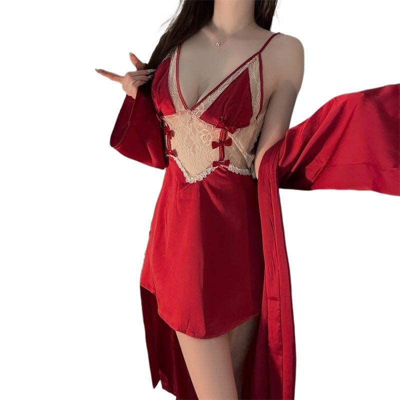 Sex Underwear Sexy Women's Summer Thin Suspender Lace Transparent Mood Inner Clothes