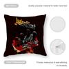 J-Judas P-Priest Cushion Cover Anti-dustmite Pillowcase Invisible Zipper Silky Short Plush Sofa Cushion Cover