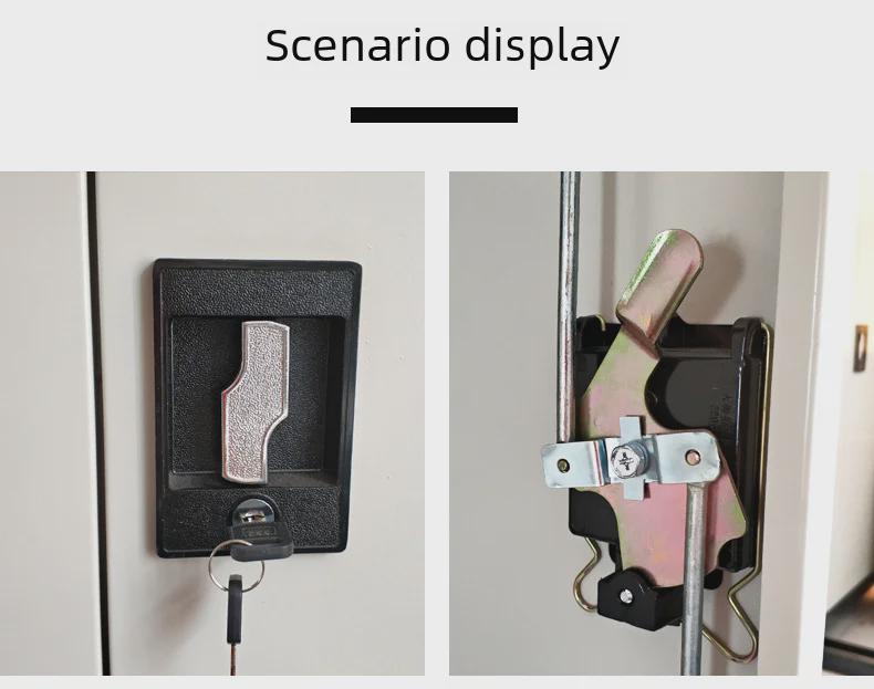 Lyxigt Kompakt Järnarkivskåp med Blixtlås och Spärrlås