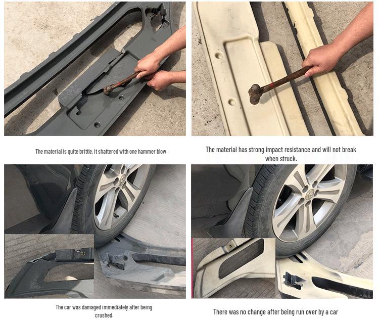 Kompatibel mit 14-19 Qashqai Modellen, Stoßstangen-Schutzkit für vorne und hinten.