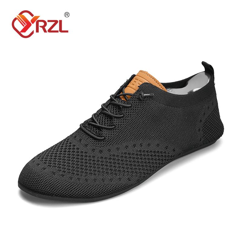 YRZL Men's Shoes Breathable Casual Driving Shoes Indoor Outdoor Men Shoes Loafers Lightweight Comfortable Soft Sole Walking Shoe