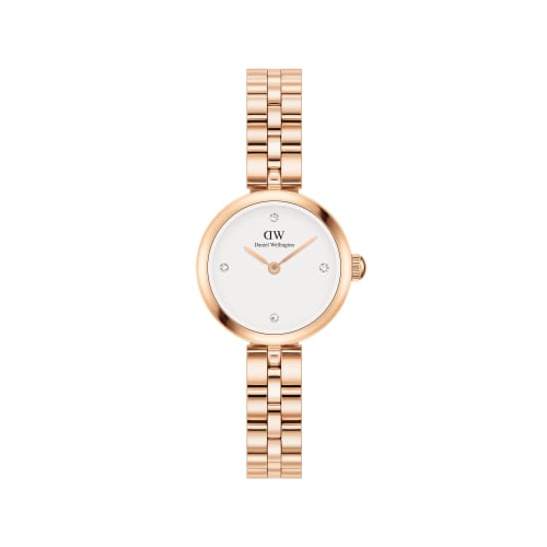 Daniel Wellington Women's DW Elan Jewelry Watch 22 RG White, Elegant Luxury Watch, Popular Gift
